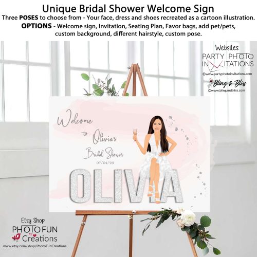 Bridal Shower Welcome Sign